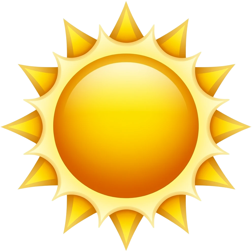 Sun emoji