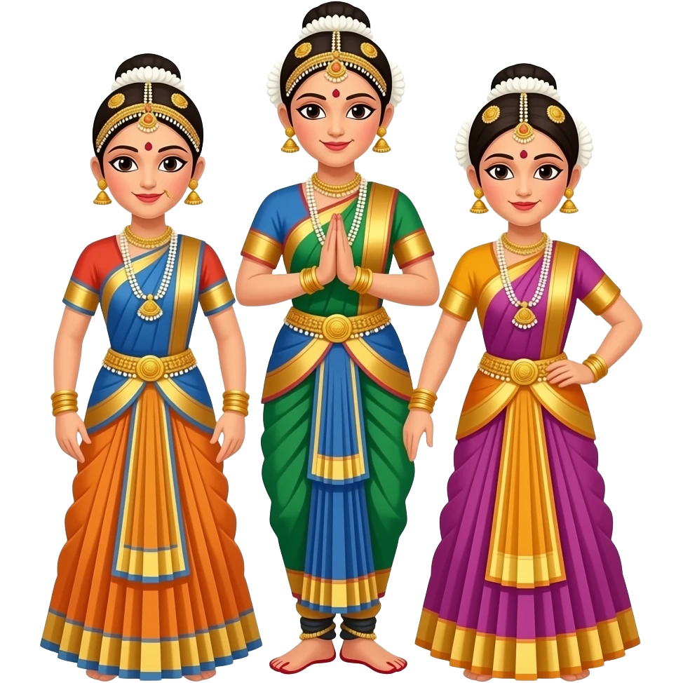The ghungroos of Bharatnatyam emoji
