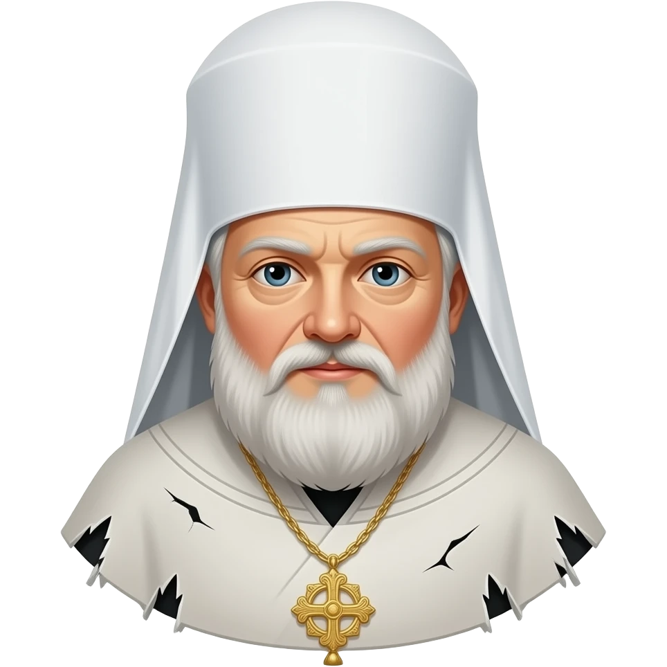 Patriarch Kirill in The torn sackcloth emoji
