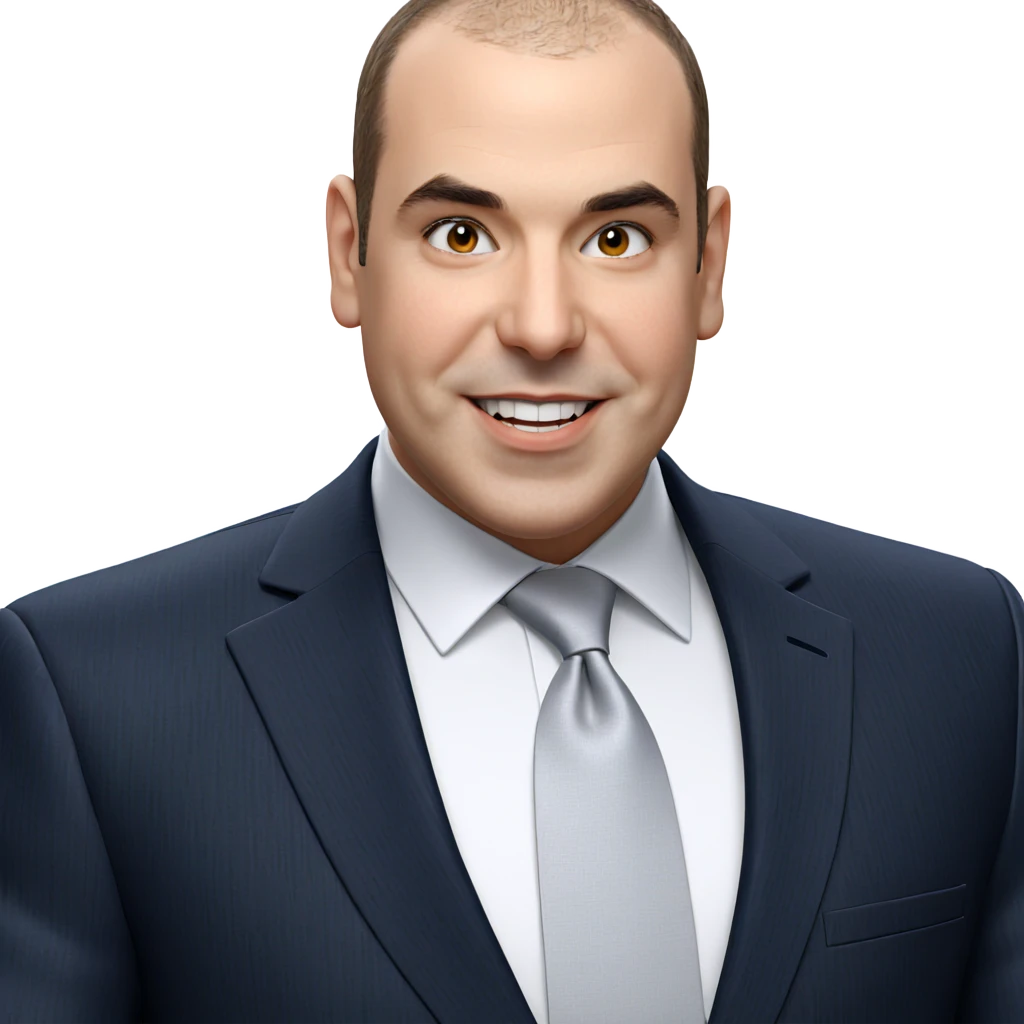smiling boy in formal suit emoji