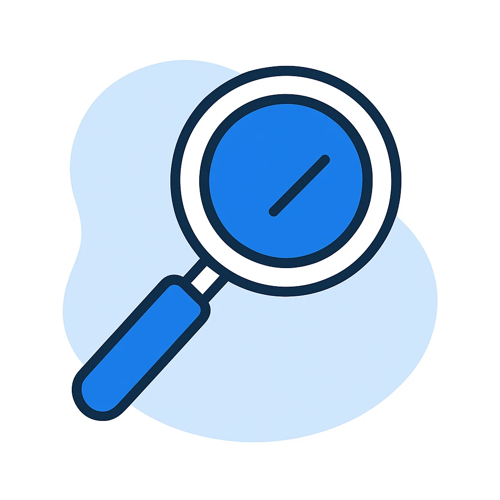 magnifying glass emoji