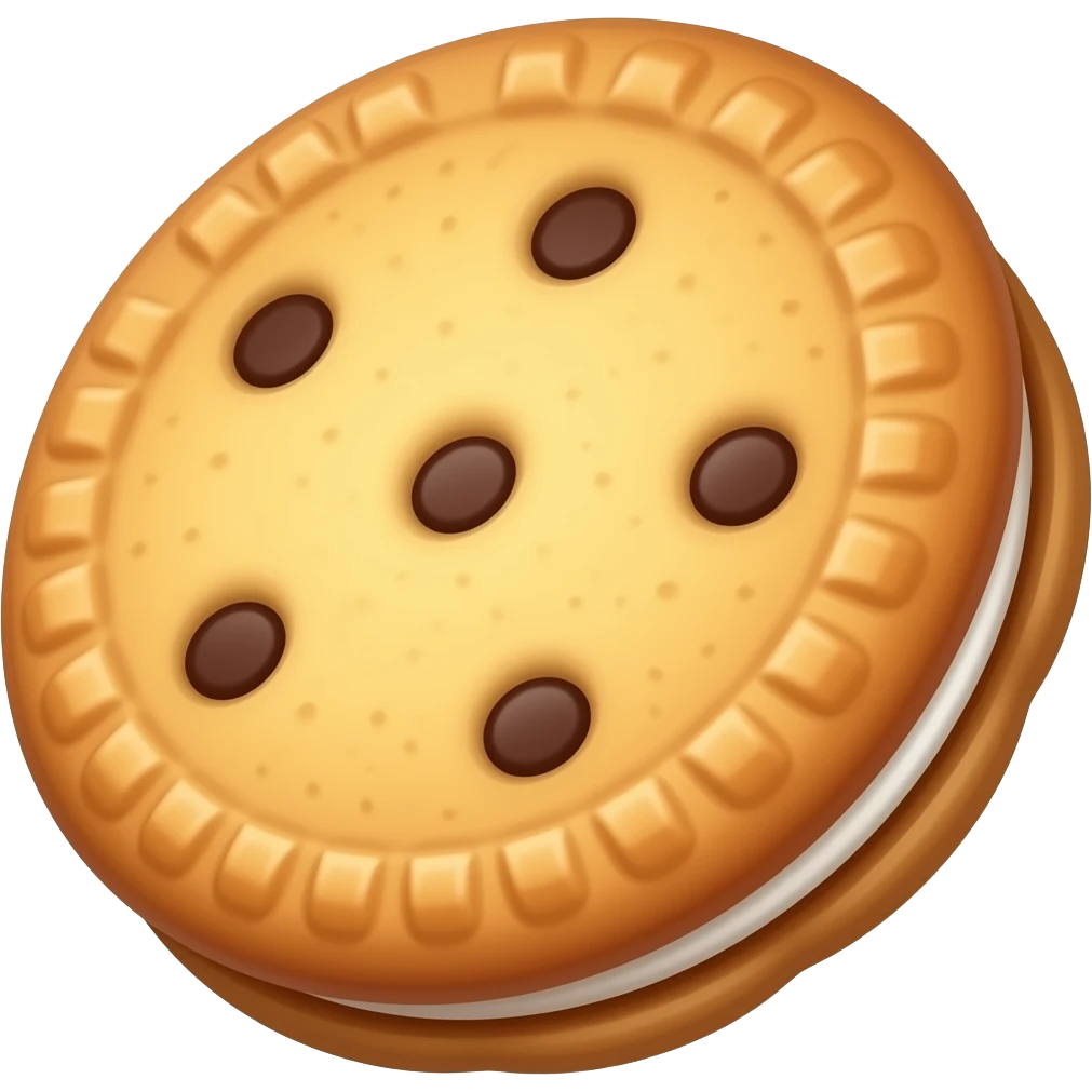 Éclair speeculoss et un biscuit speeculoss emoji