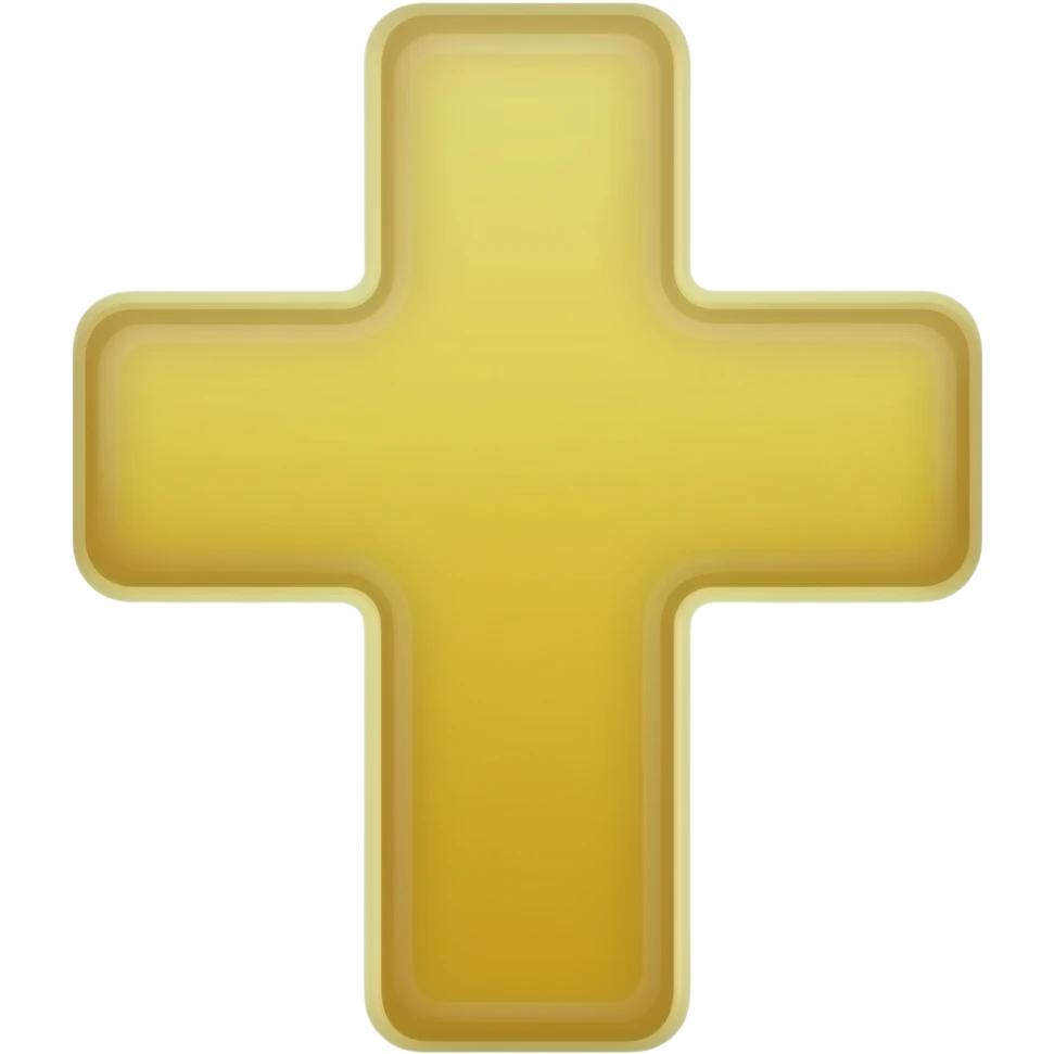 Yellow Cross emoji