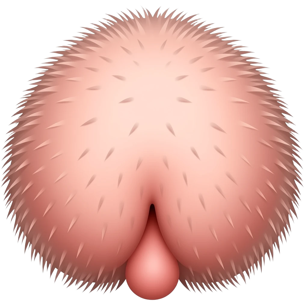 Hairy vagina emoji