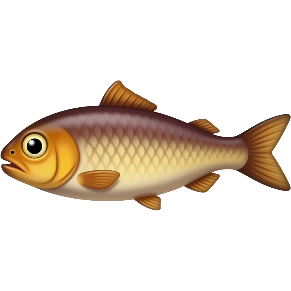 red herring, white background emoji