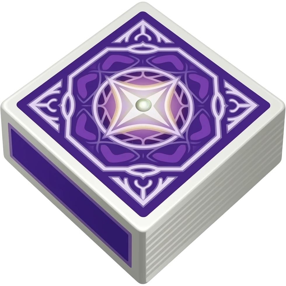 purple magic Tarot card deck emoji