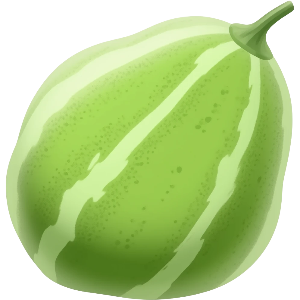 Pointed gourd emoji