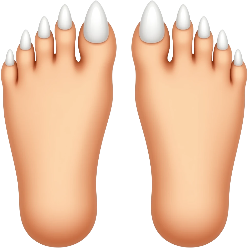 Feet long toenails emoji