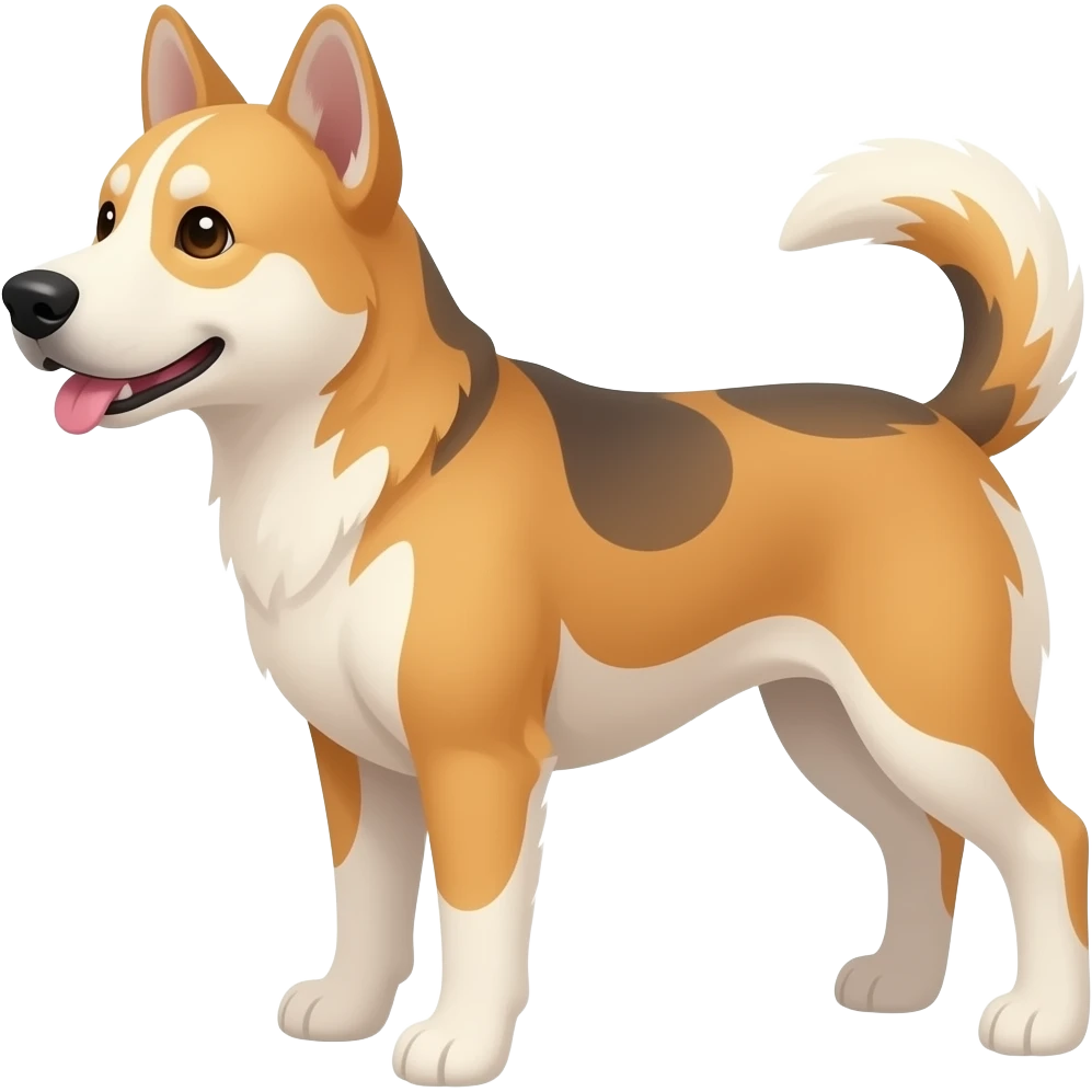 собака груминг emoji