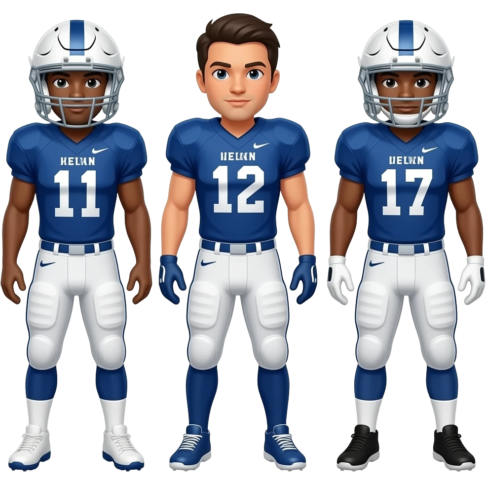 Make a football tem werdsus emoji