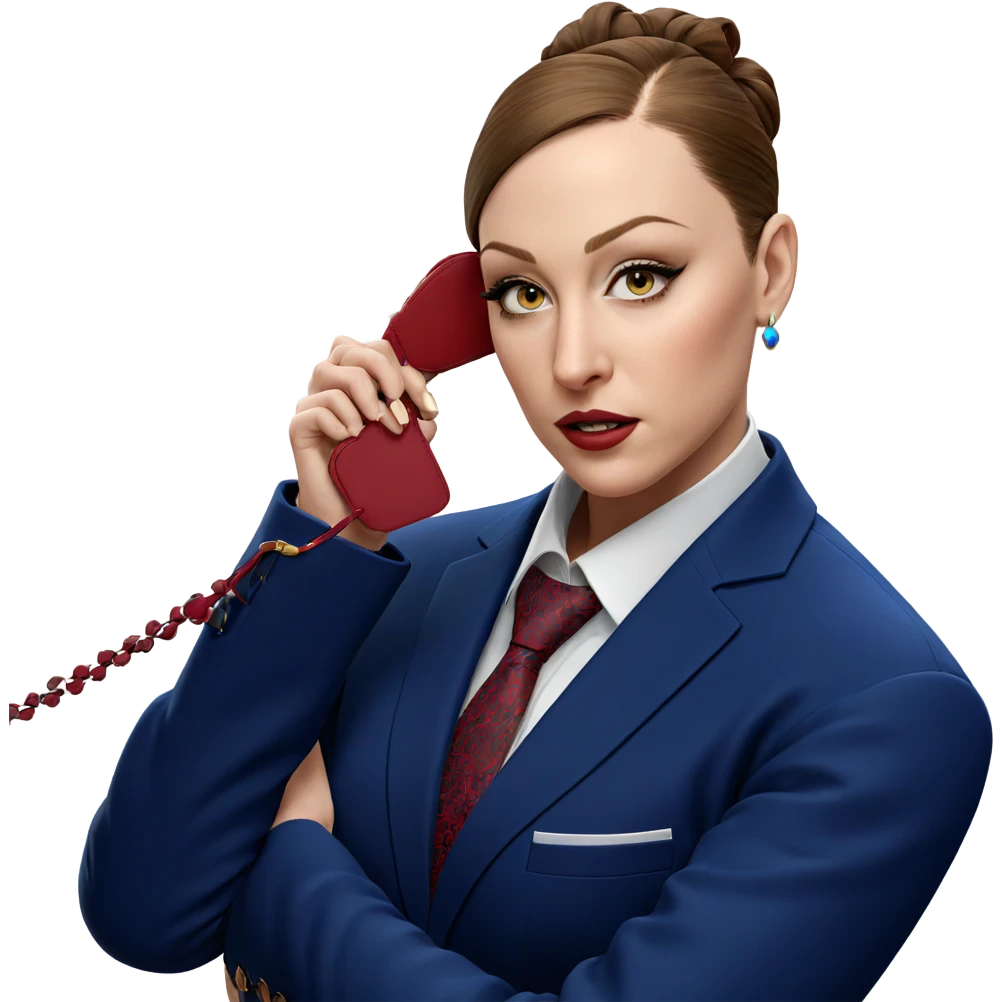 formal portrait of stylish woman emoji