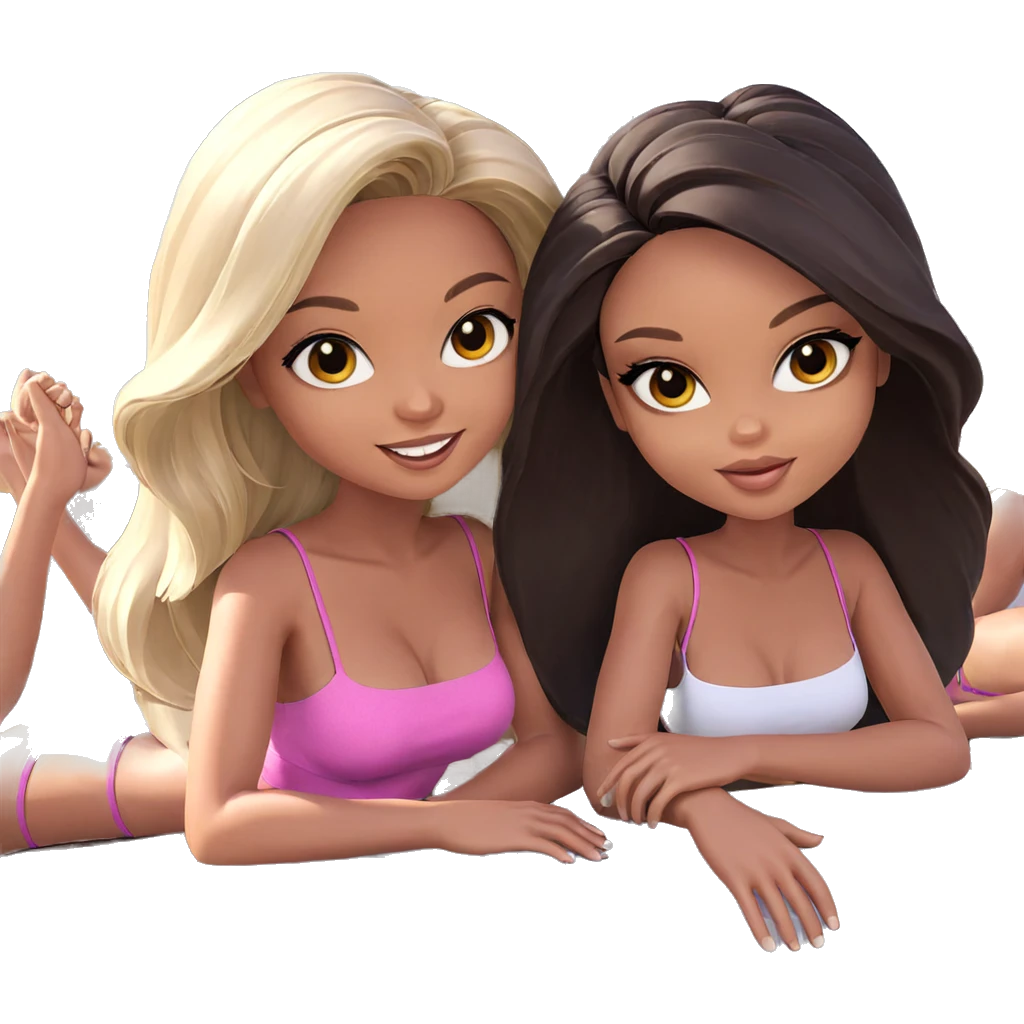 smiling girls under the sun emoji