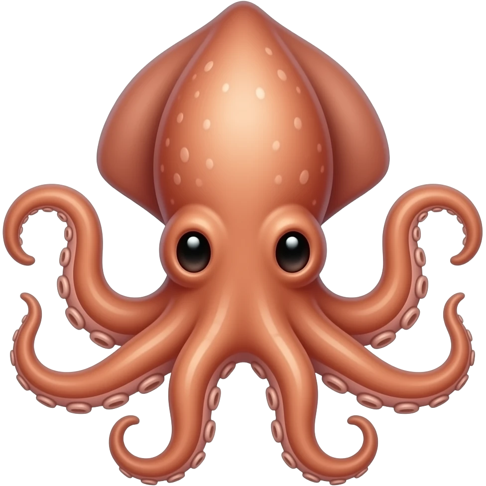 Squid and octopus merged together steamed emoji