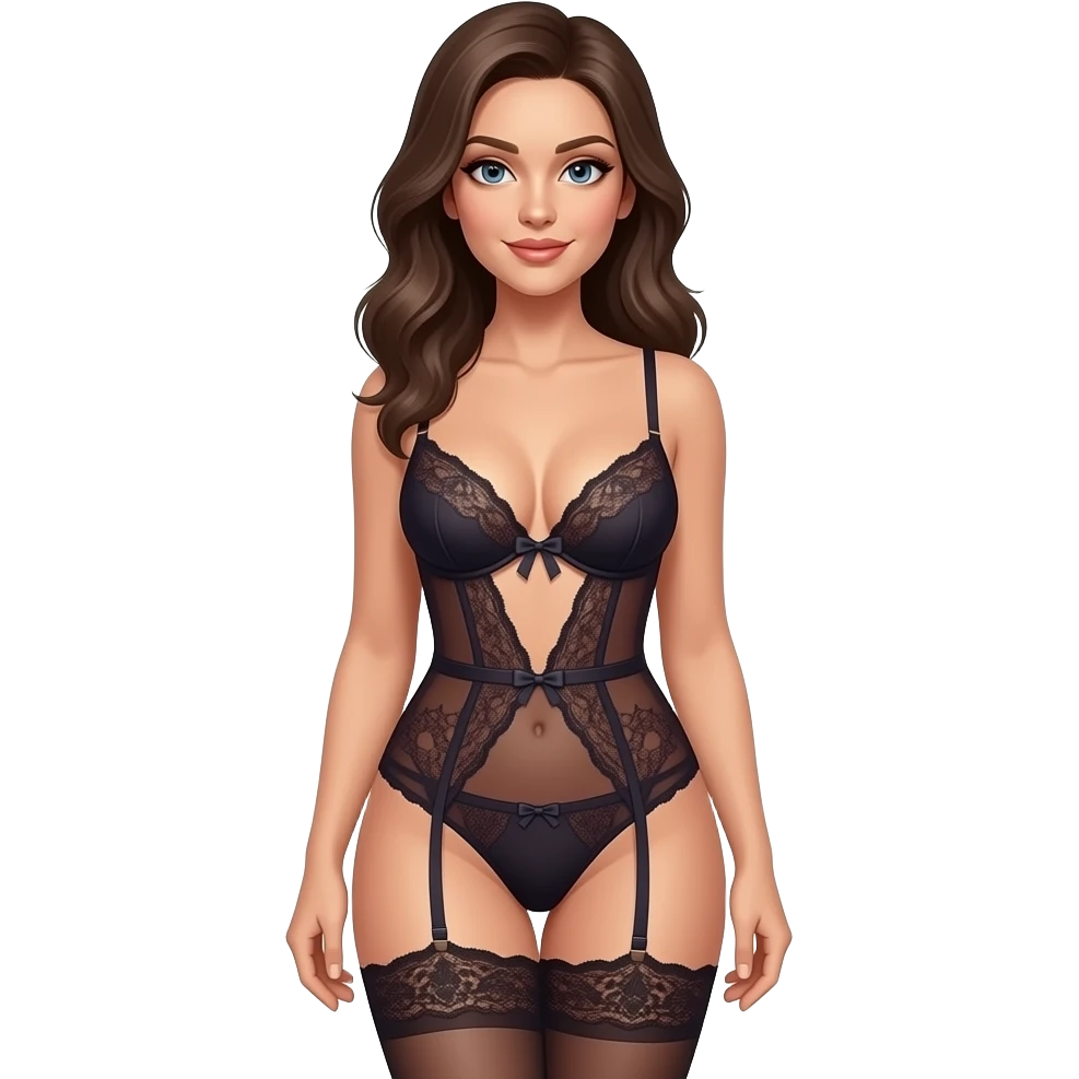 Wife lingerie sexy emoji