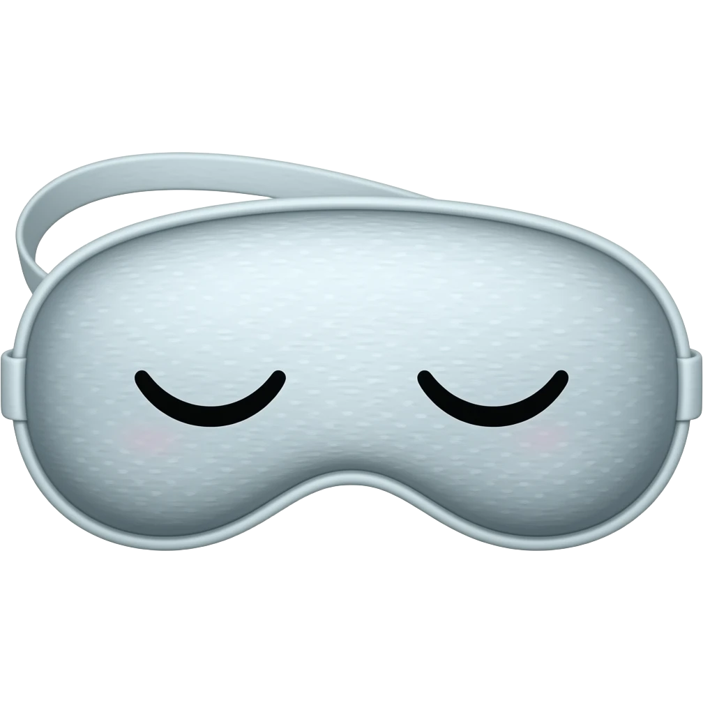 sleep eye mask emoji