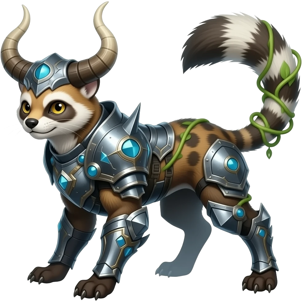 Civet-Mankeulv-Sergal-Unga-Bunga-Vernid-Trico-Fakémon-hybrid emoji