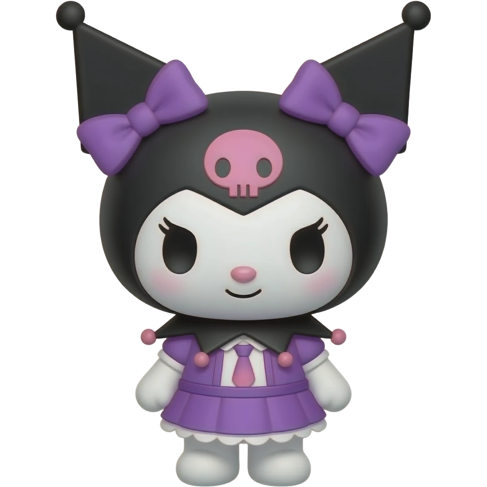 kuromi purple emoji