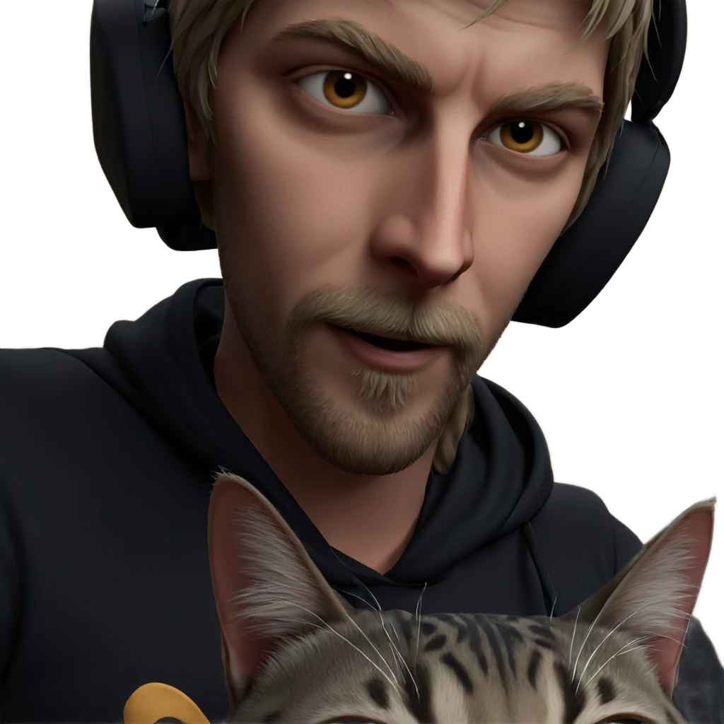 realistic male cat meme emoji