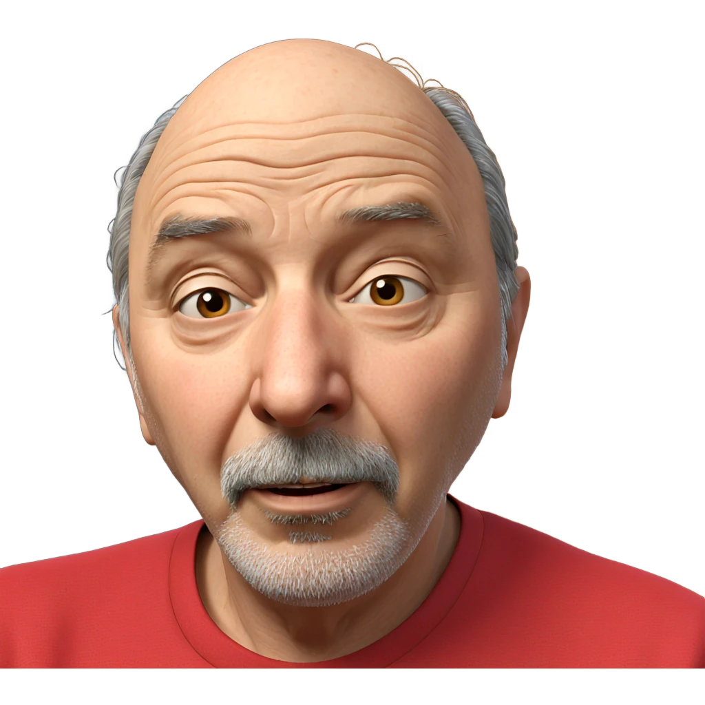 portrait of an old man emoji