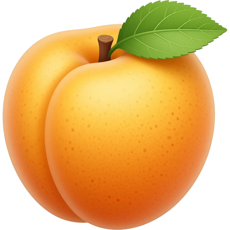 apricot fruit emoji