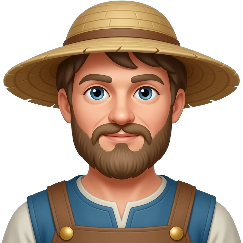 medieval farmer emoji