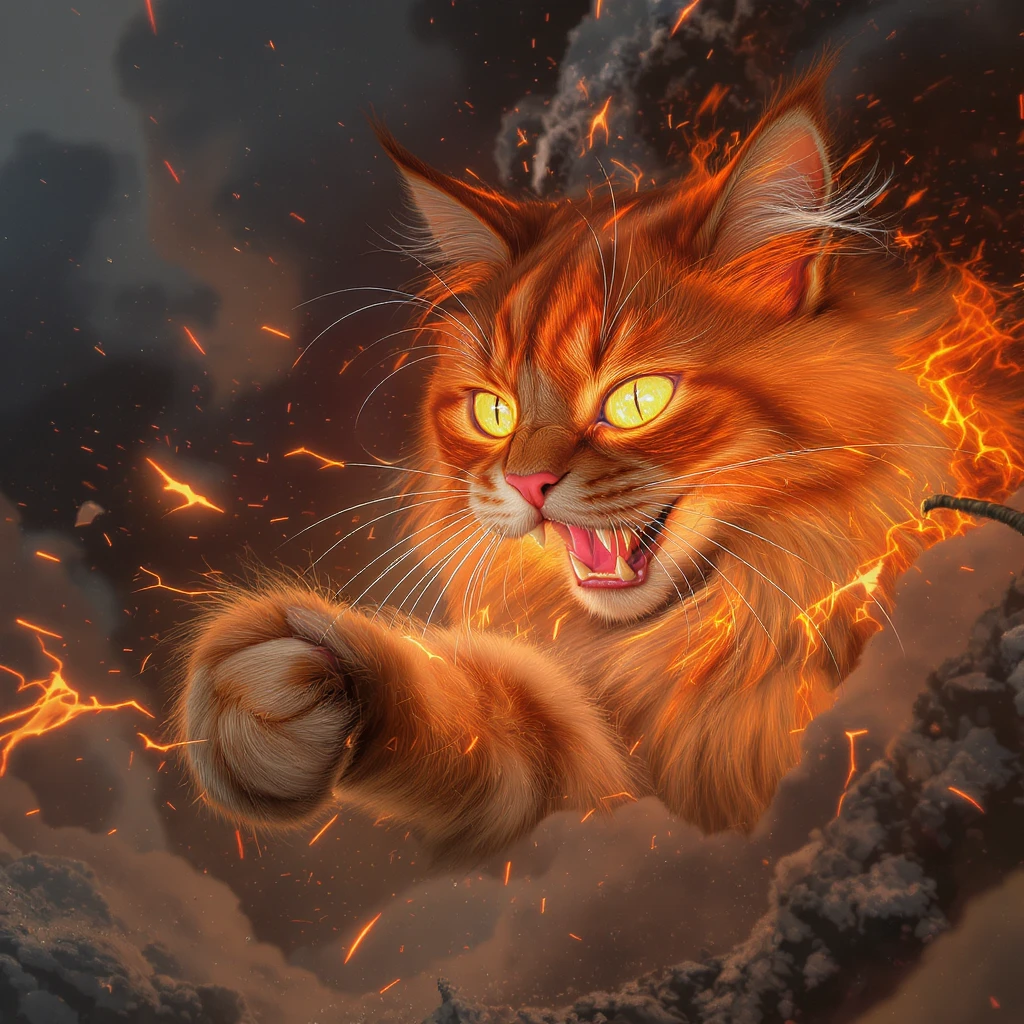 cat attack emoji