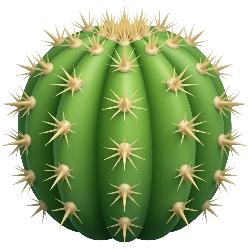 cactus with strong pikes emoji
