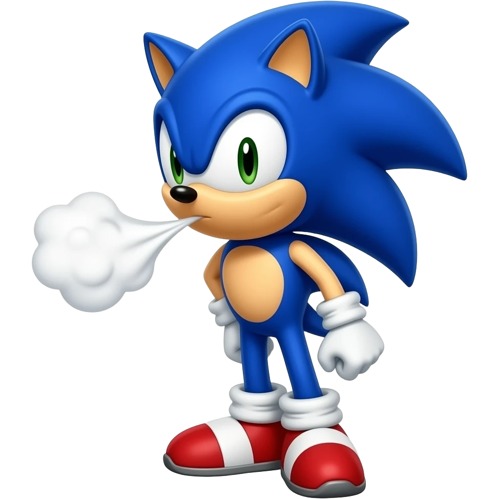 sonic the hedgehog fart at walmart emoji