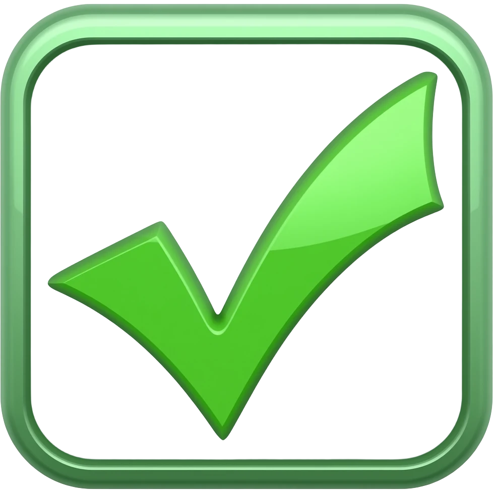 Marca de verificación emoji