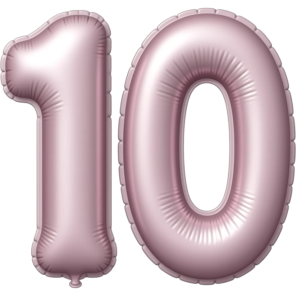 10th birthday balloon emoji