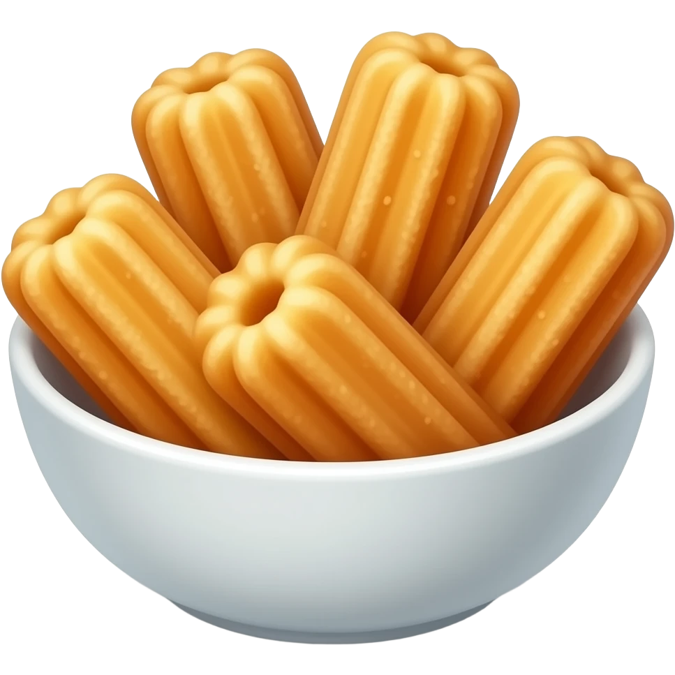 Churos dengan ukuran lebih mini lagi for one vote dalam. Sebuah mangkuk. Tidak panjang panjang emoji