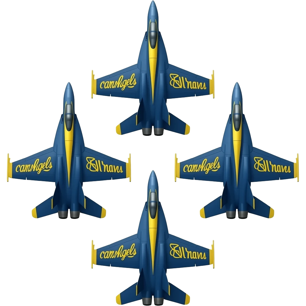 Blue angels formation emoji