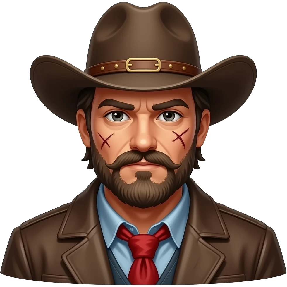 most Wanted cowboy poster emoji