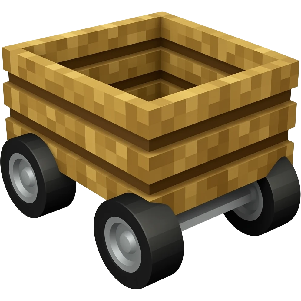 fait quelque chose de carret style minecraft emoji