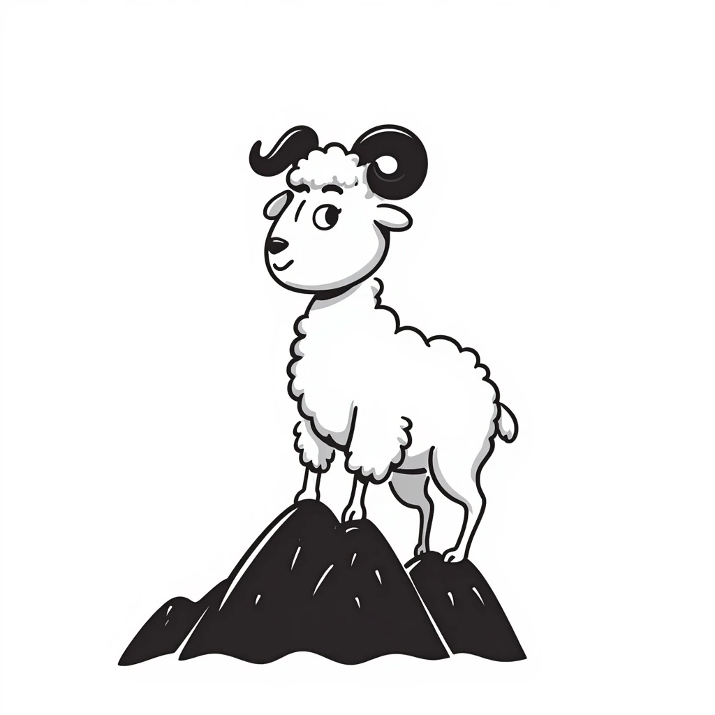 Dall sheep emoji