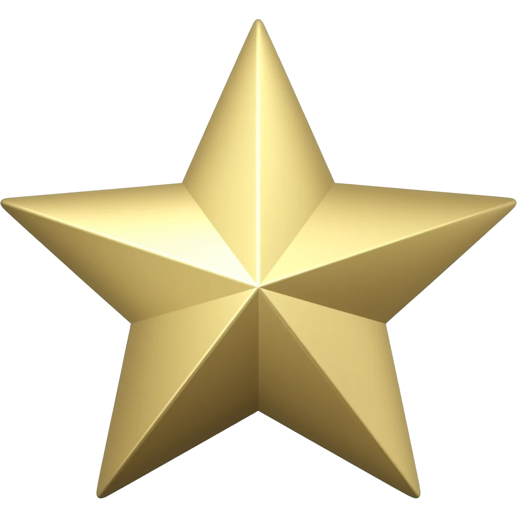 Three pointed star emoji