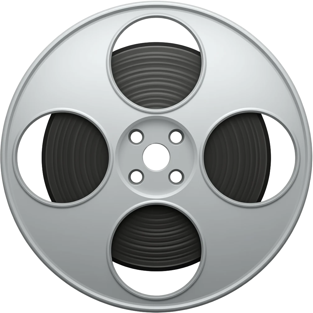 crea un carrete de pelicula antiguo emoji