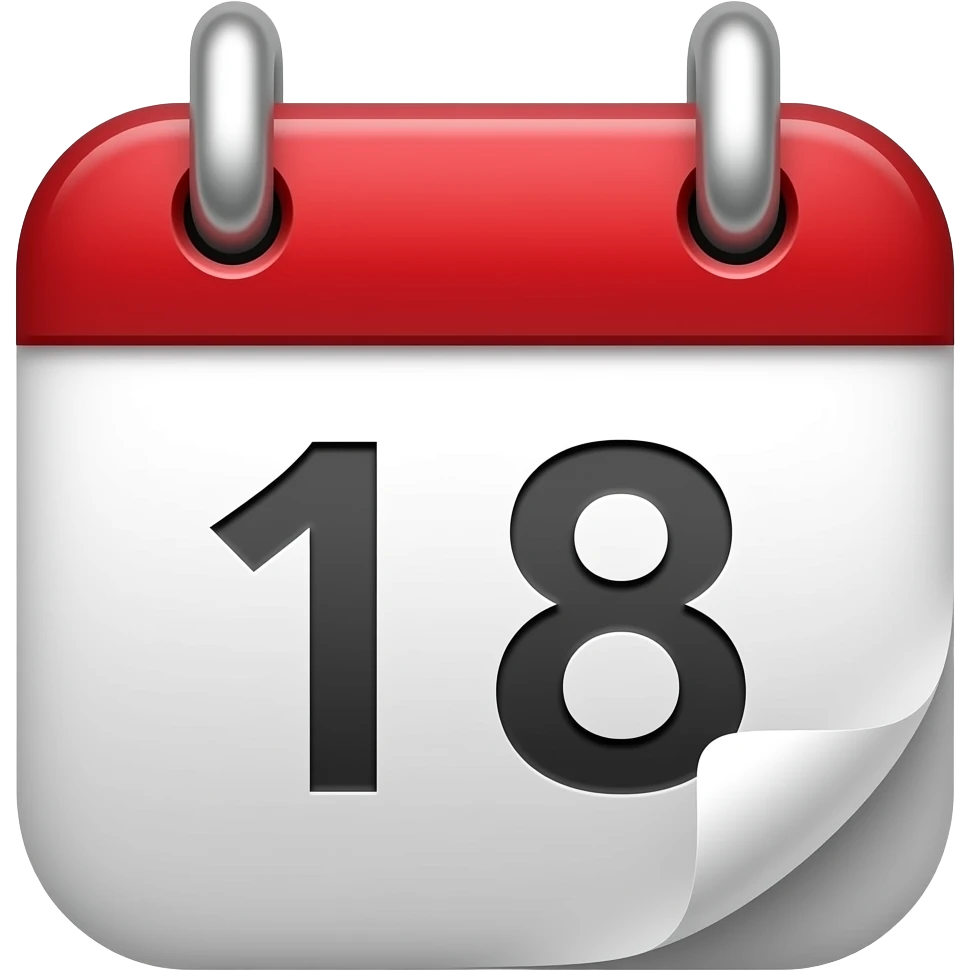 App logo for my game app that is shows calendar emoji