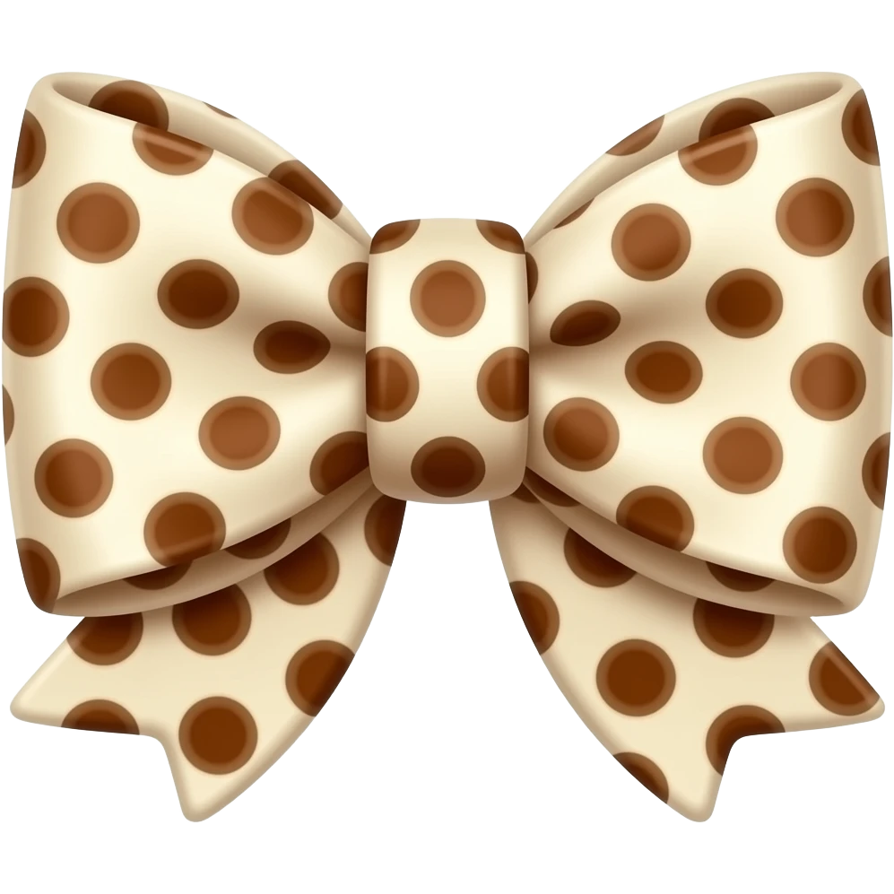 Chocolate Marshmallow bowtie emoji
