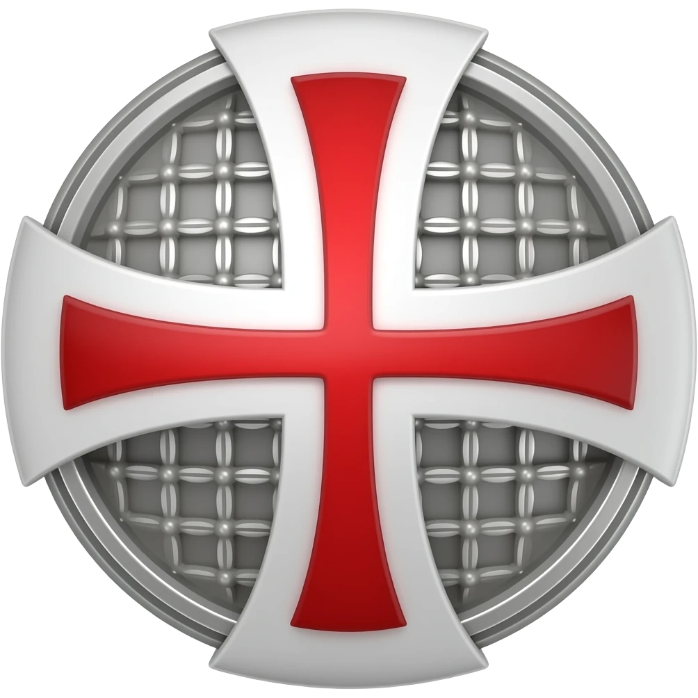 White templar cross emoji