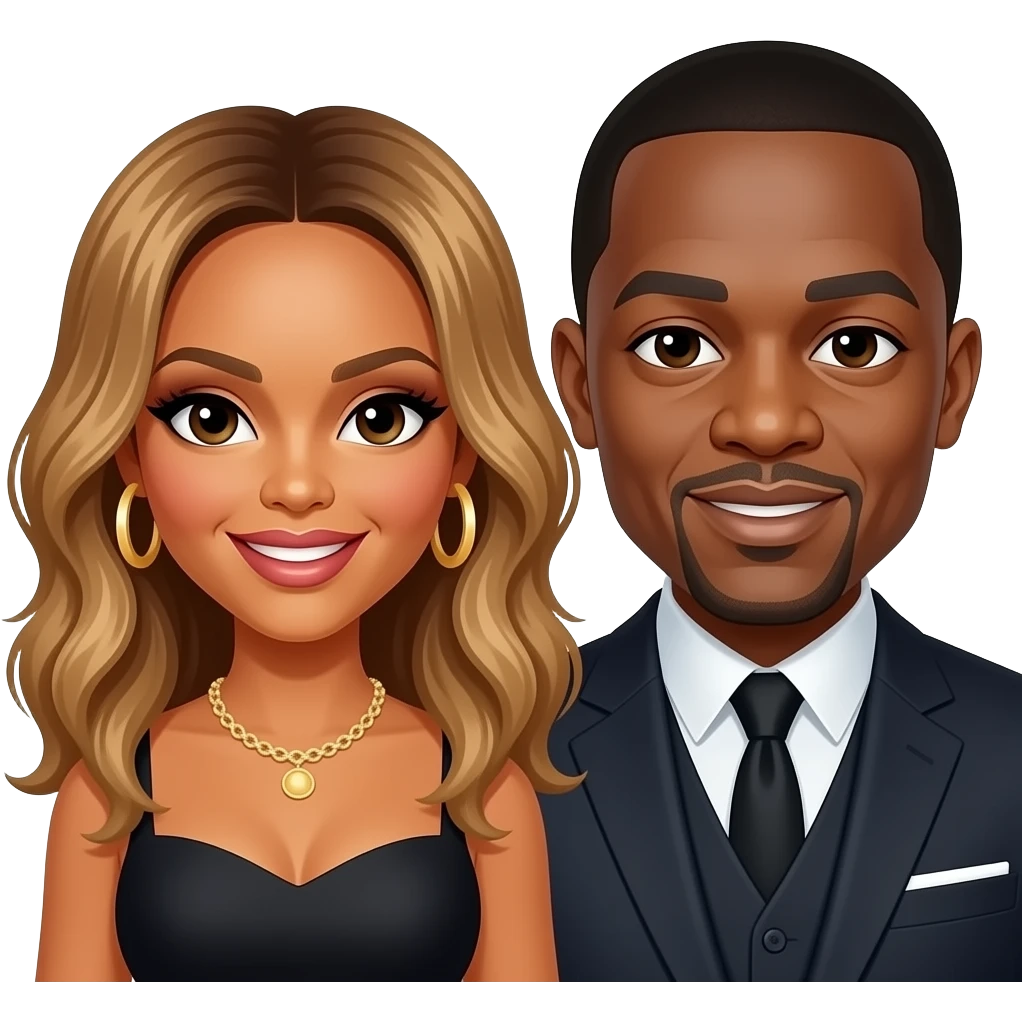 Beyonce and Jay-Z emoji