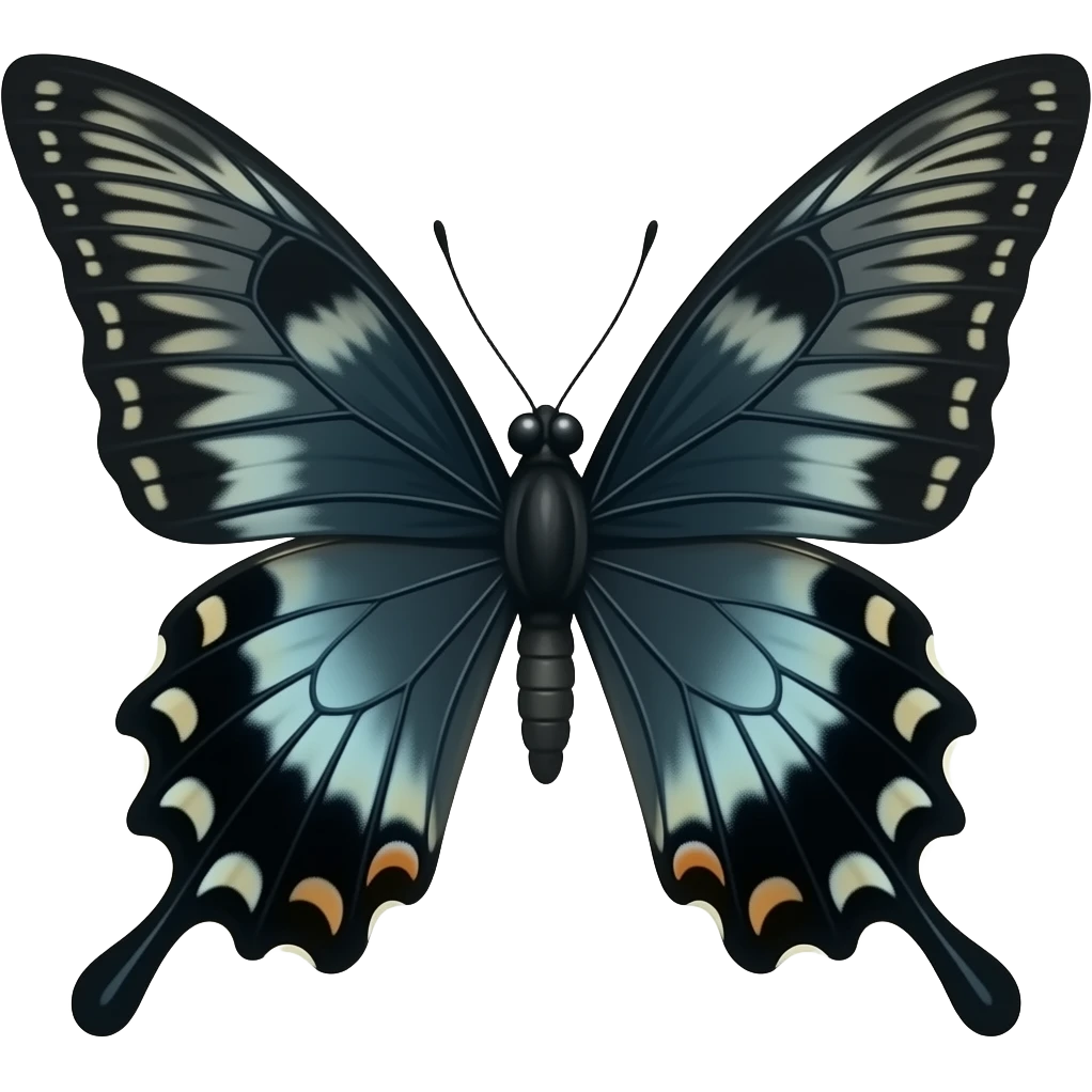 scary butterfly emoji