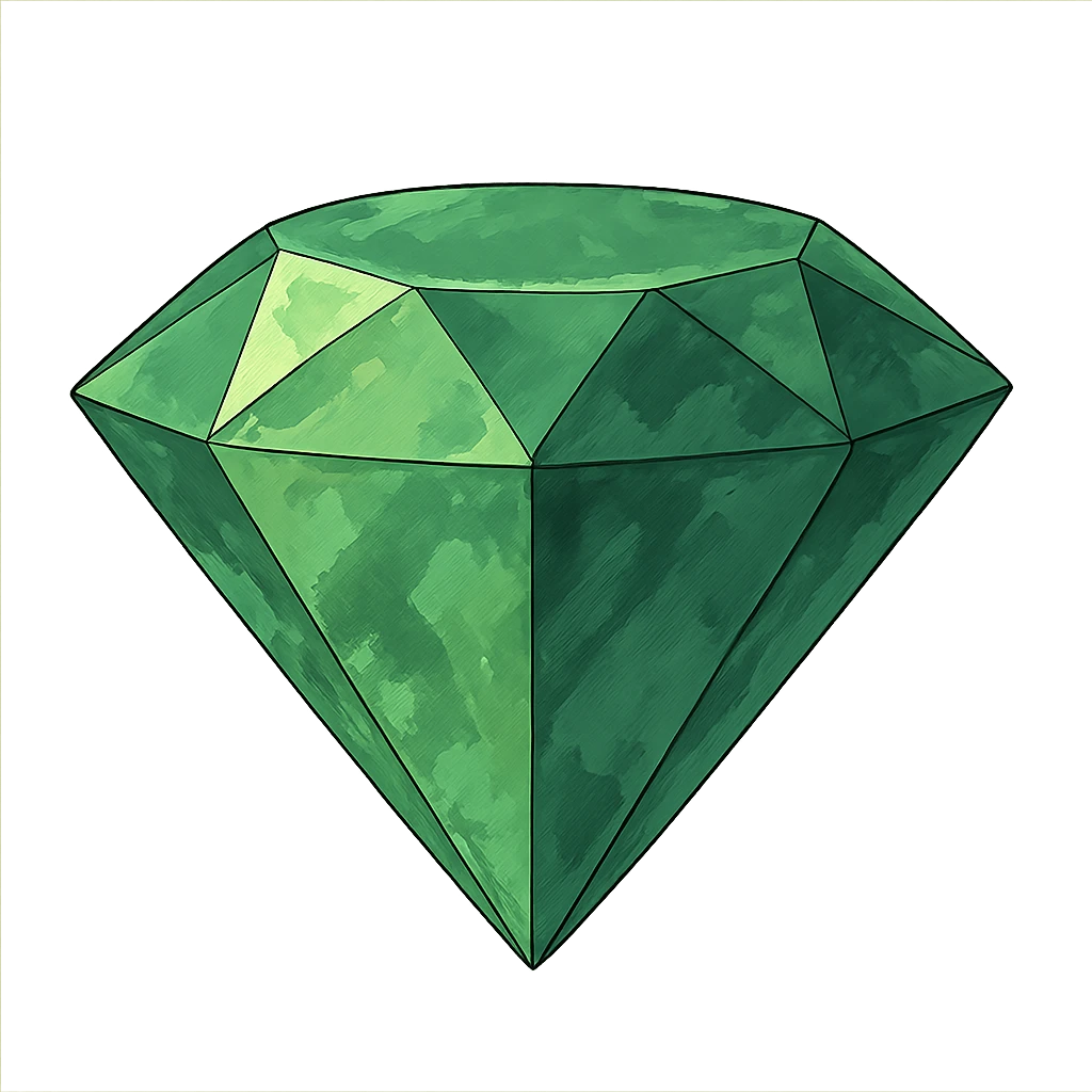 green diamond emoji