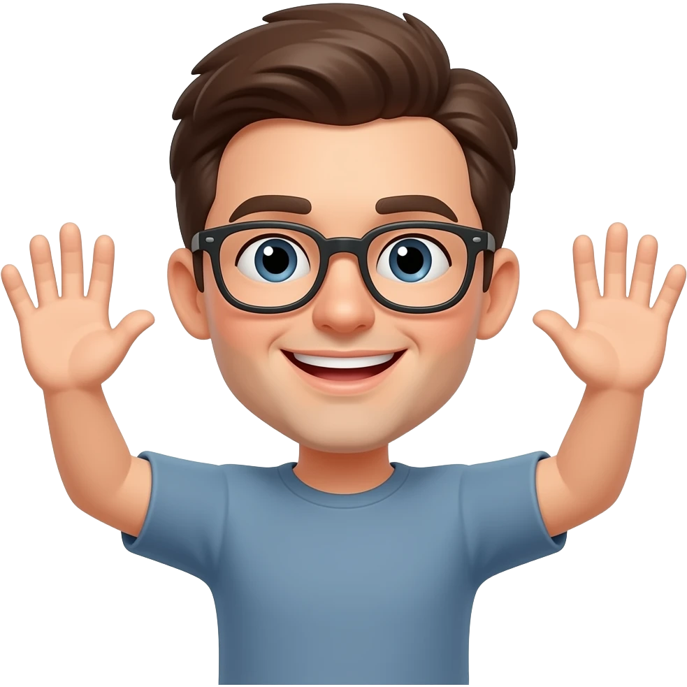 Emoji qui salut avec les mai. emoji