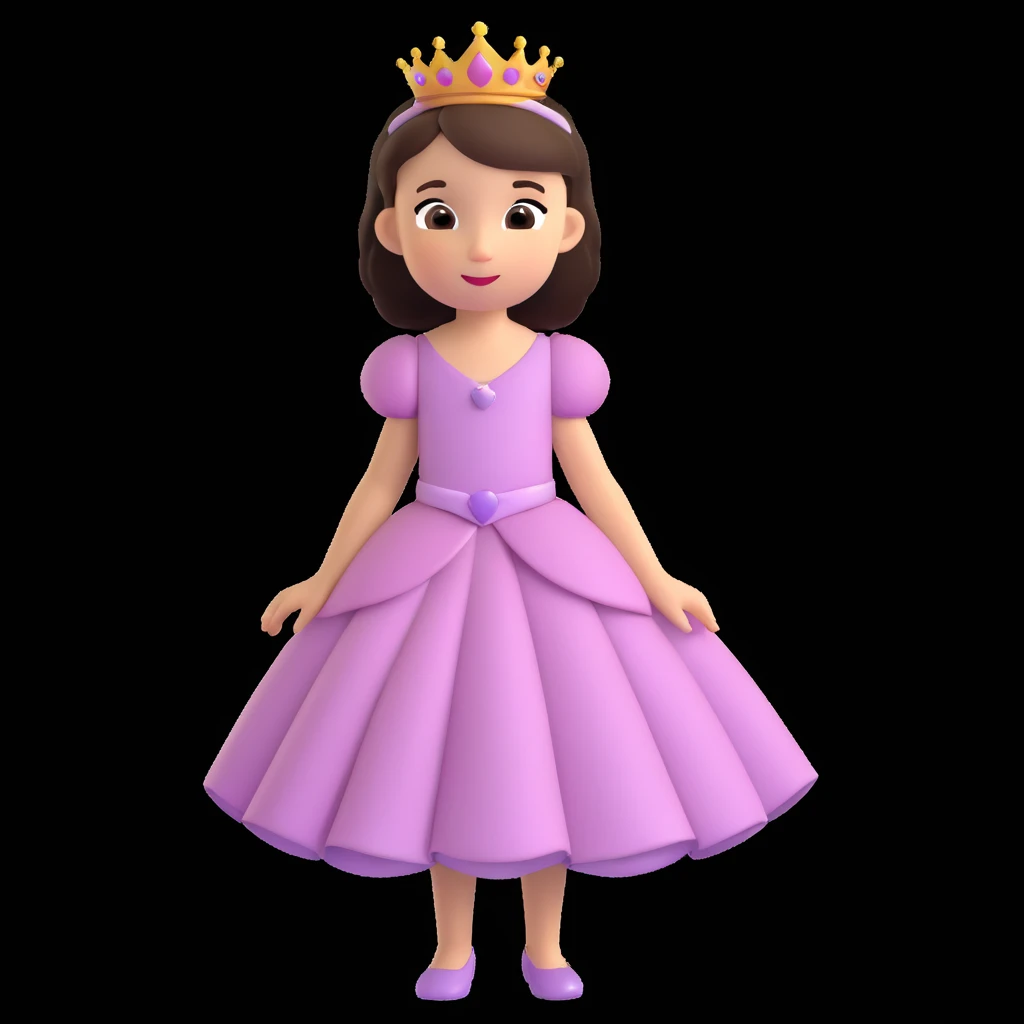 girls in a princess dress emoji