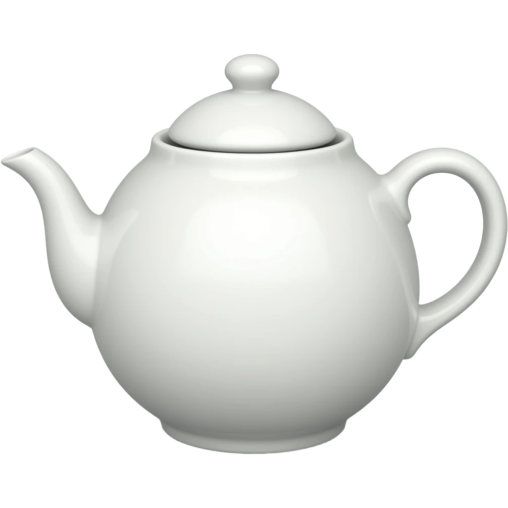 Porcelain teapot emoji