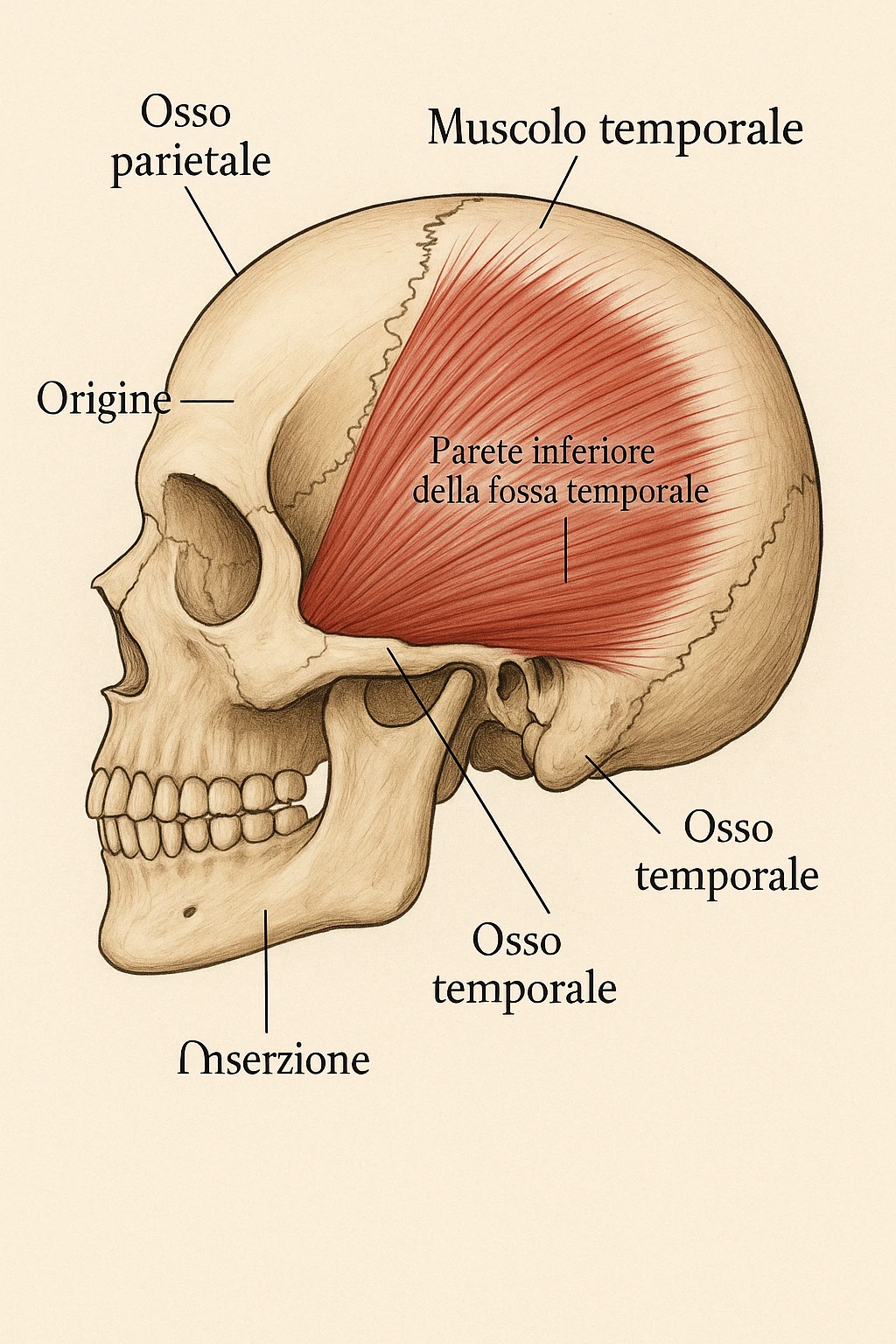 muscolo temporale anatomia emoji