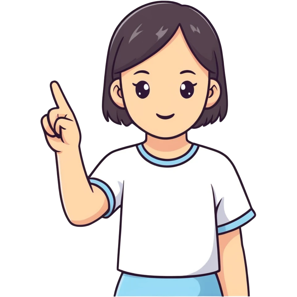 Girl handing fuckyou emoji