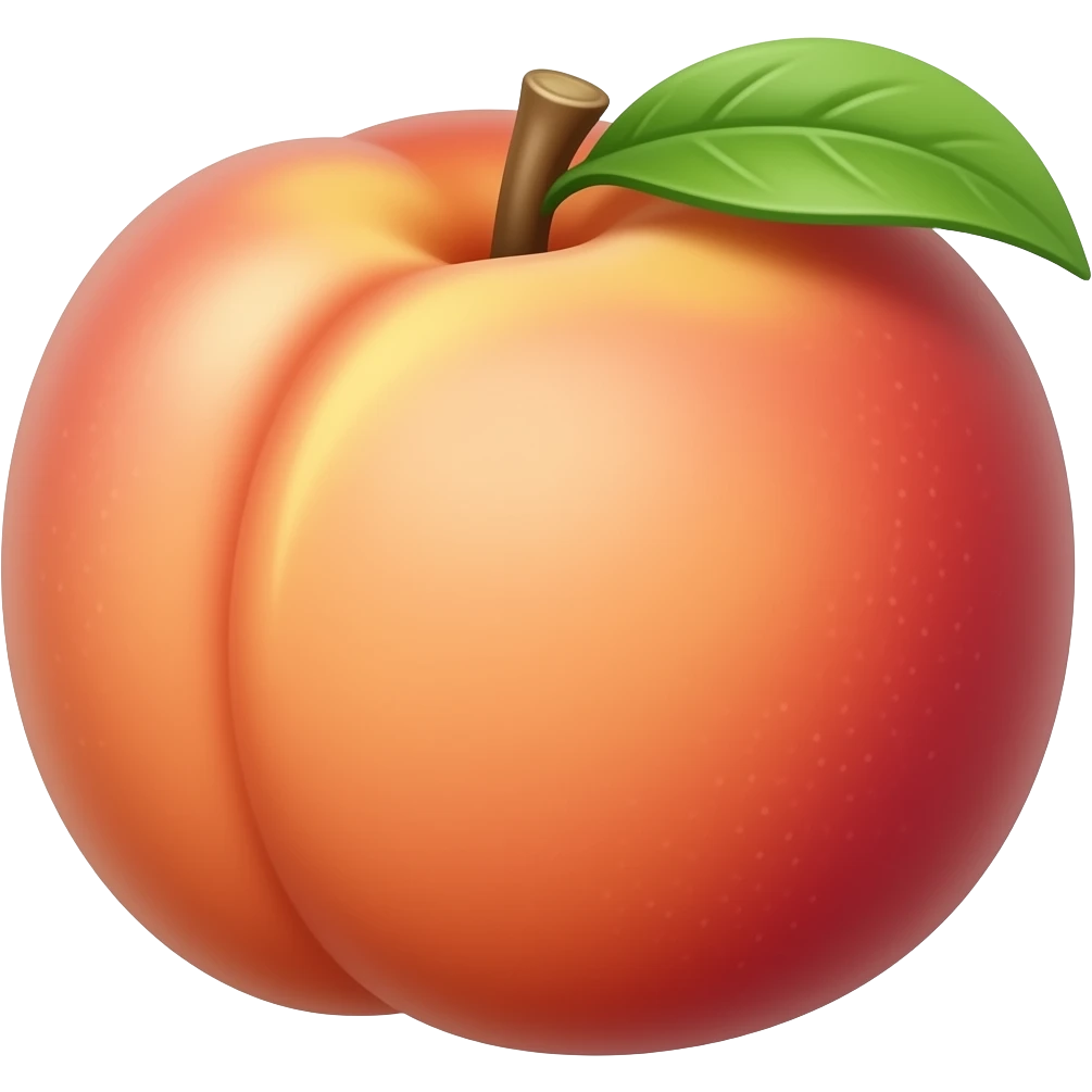 Peach emoji