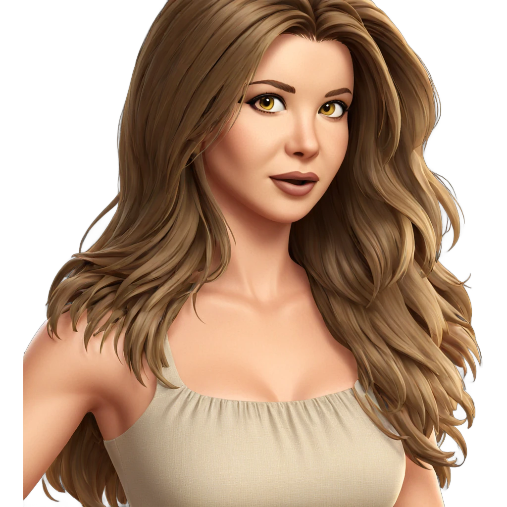 brown-haired girl in dress emoji